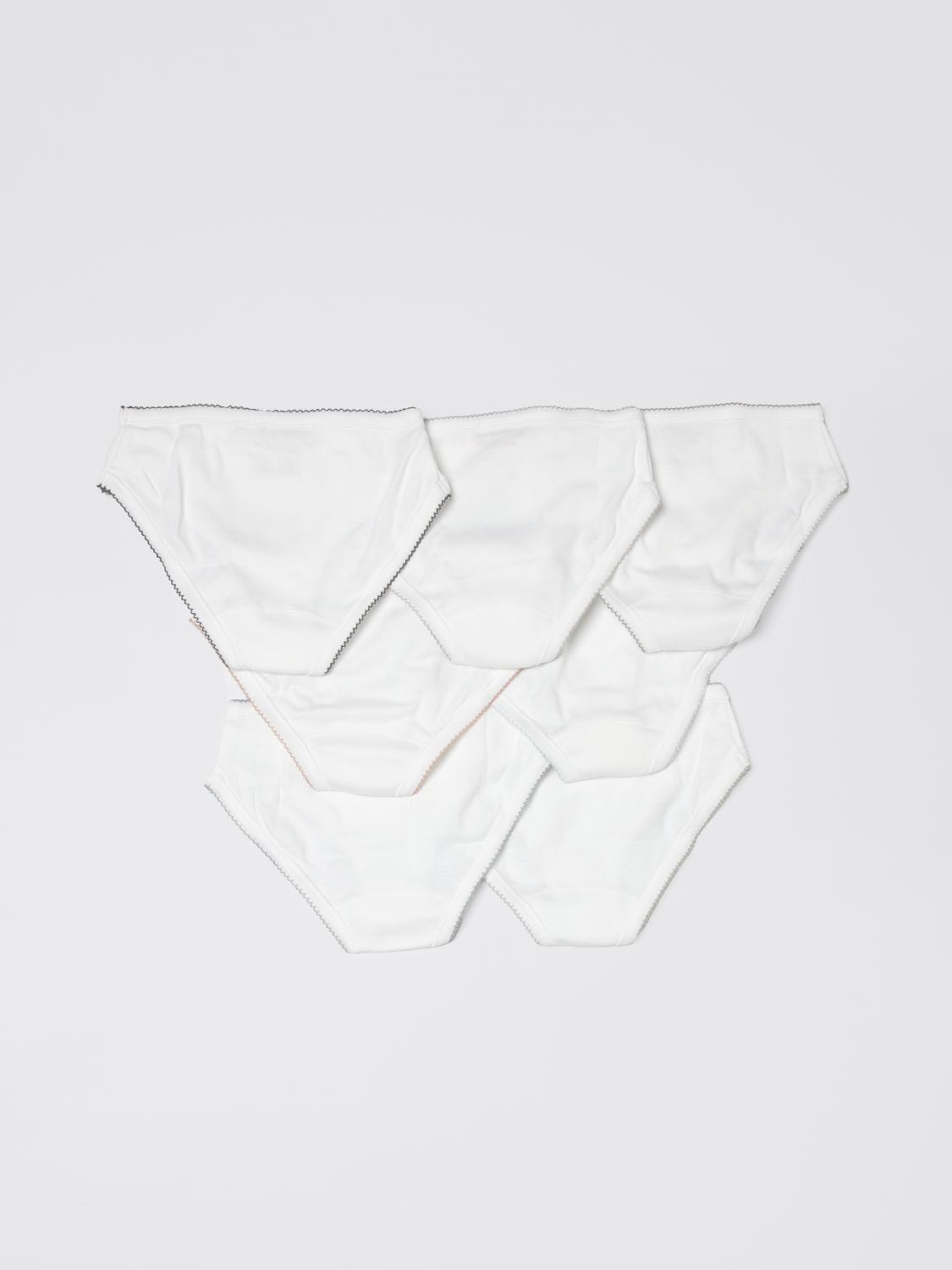 Embroidered briefs (set of seven) - White