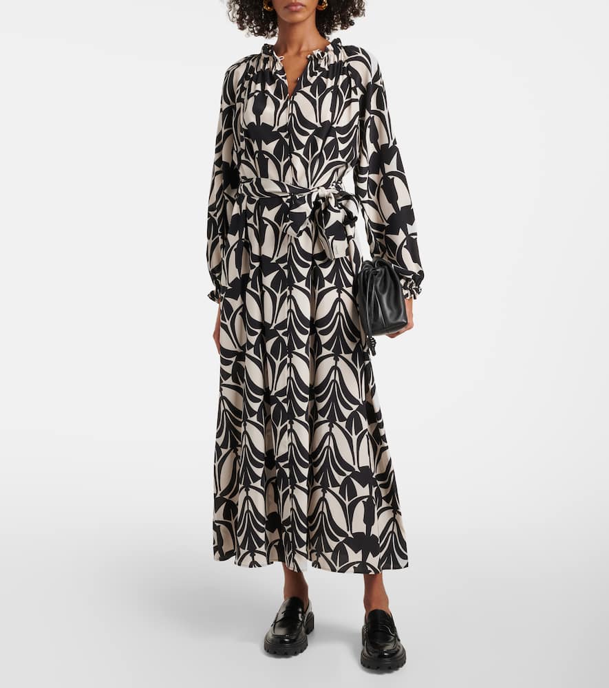 Cerere silk shirtdress
