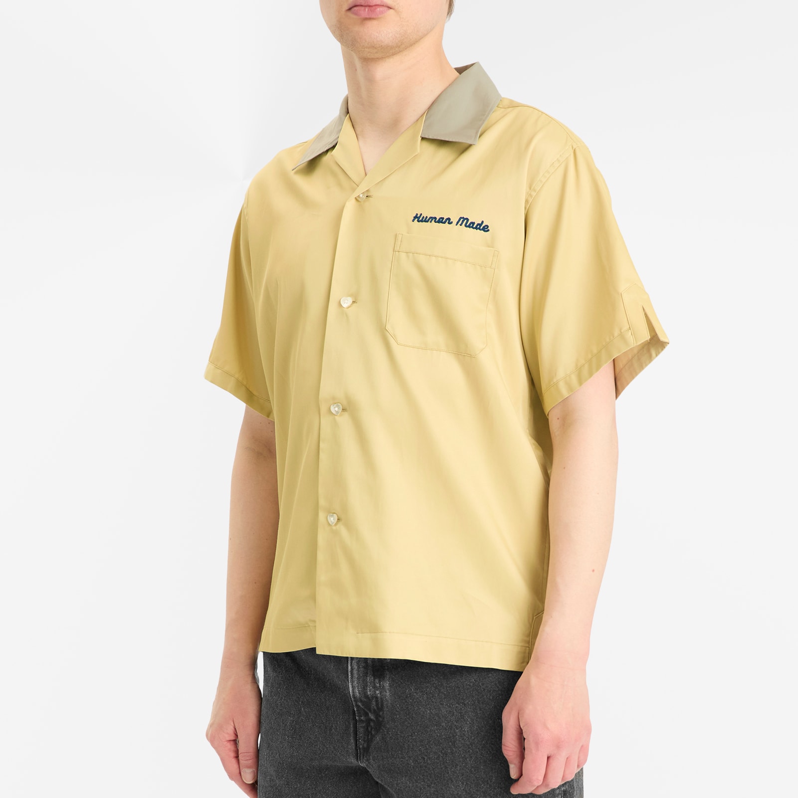 Men's Bowling Shirt Yellow