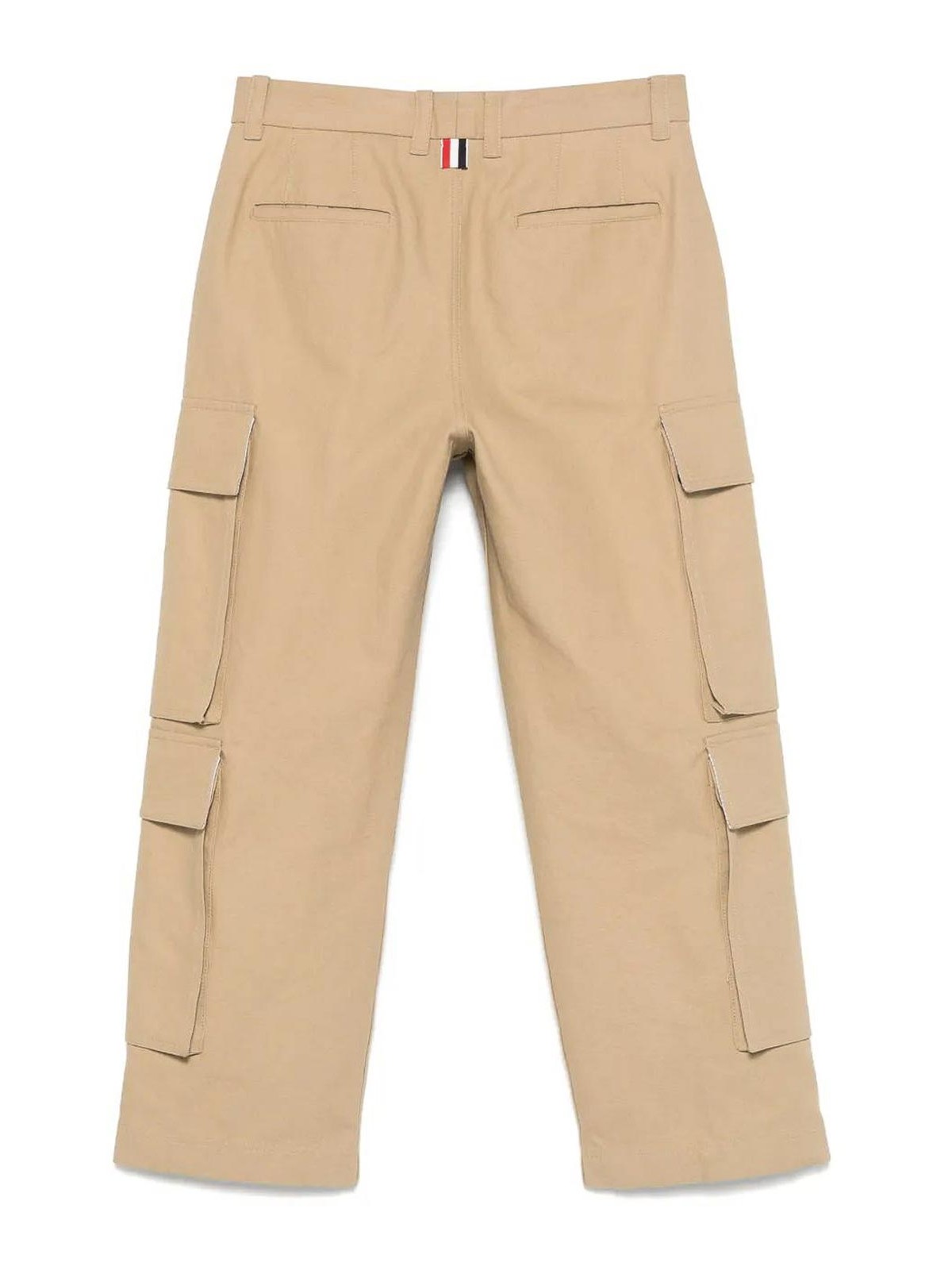 Beige Utility Chino Cargo Trouser