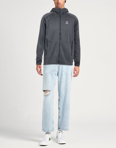 Haglöfs Man Sweatshirt Charcoal Size S Polyester, Recycled polyester