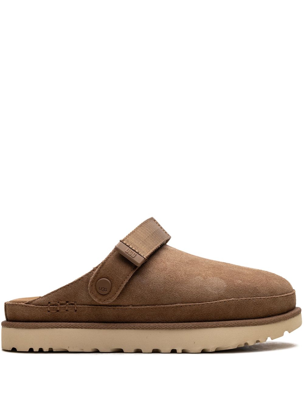 Suede mule