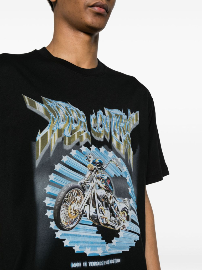 Black Printed T-shirt