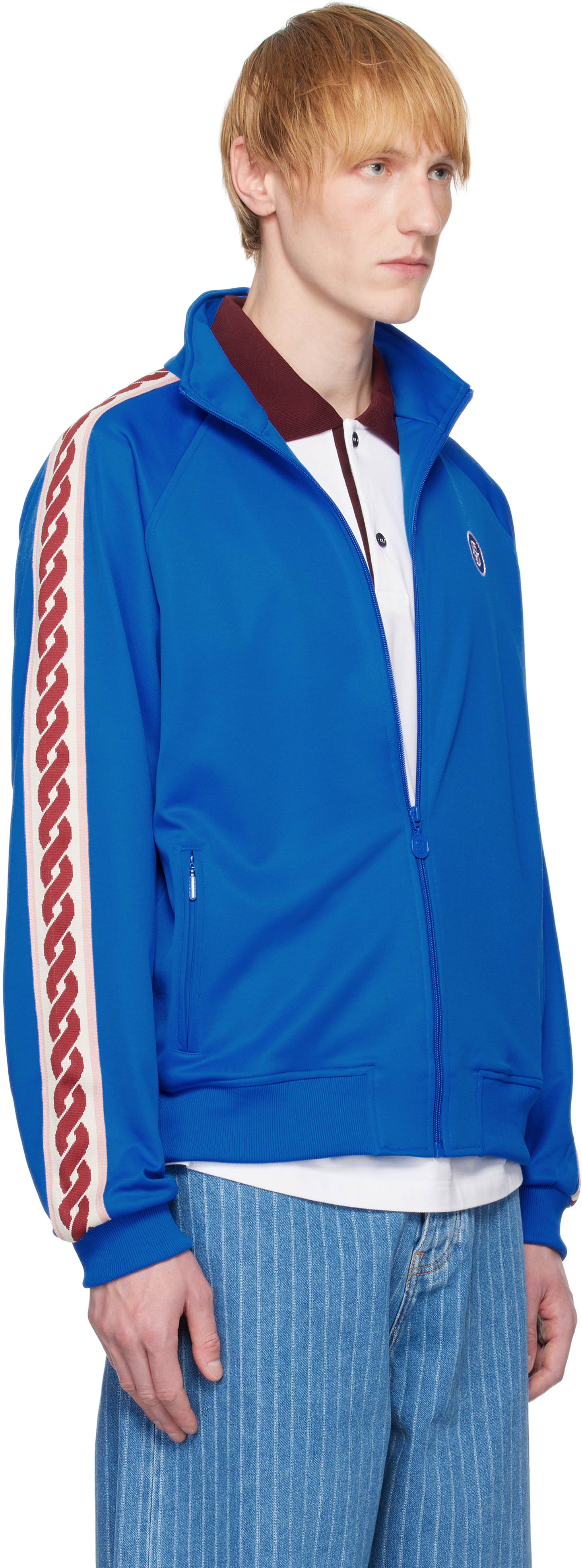 Drôle De Monsieur Blue 'Le Track Jacket Tresse' Track Jacket