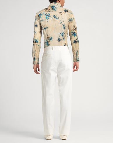 Man Shirt Beige Size 16 Cotton