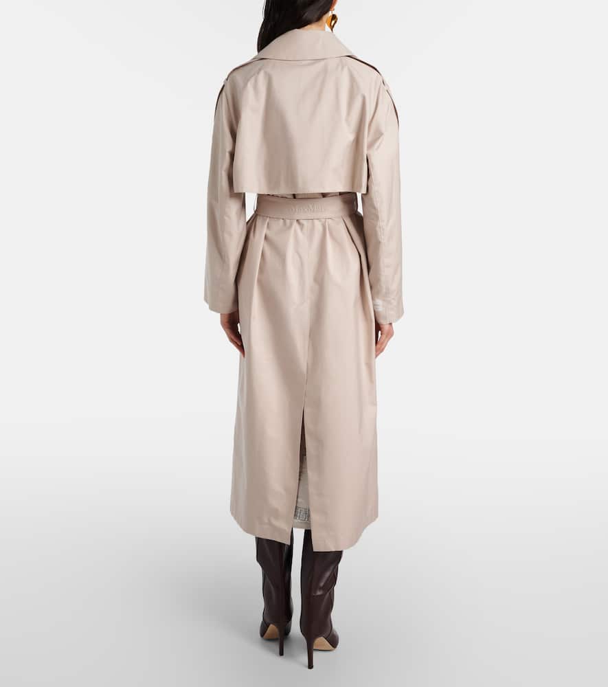 The Cube Delfino twill trench coat