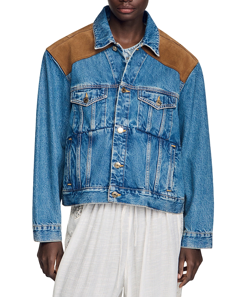 Denim & Suede Jacket