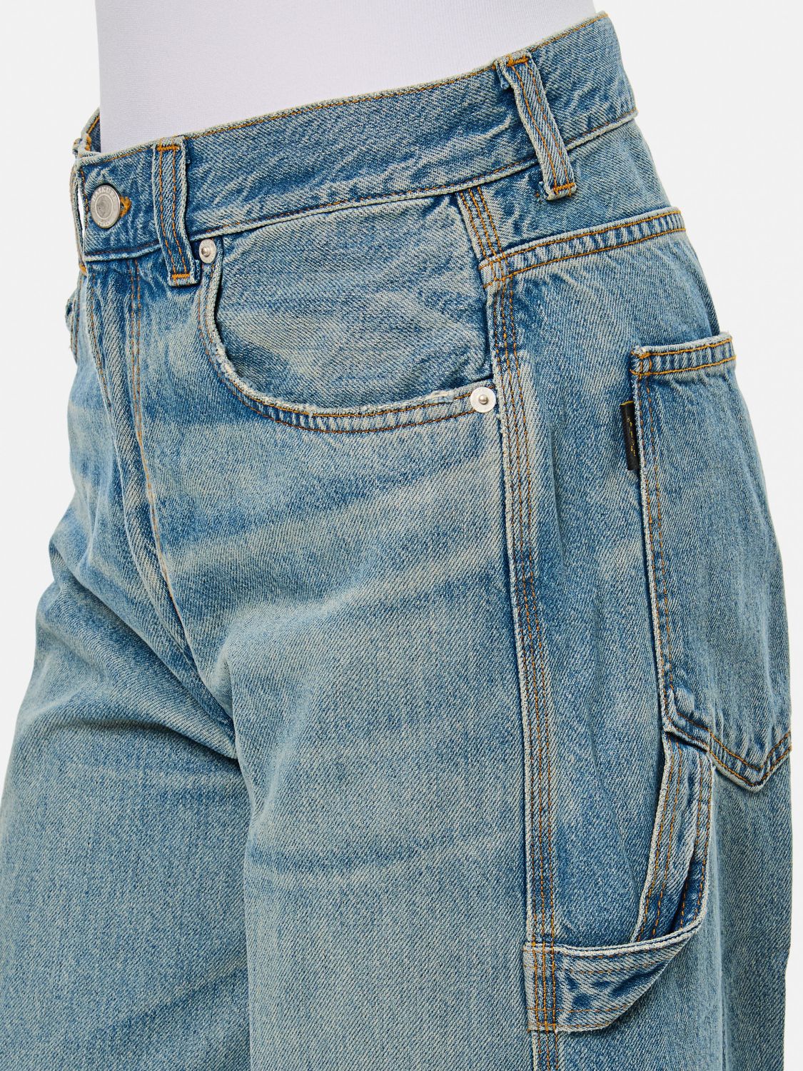 Haikure 여성 logo-patch jeans - Blue HEW03300DF144