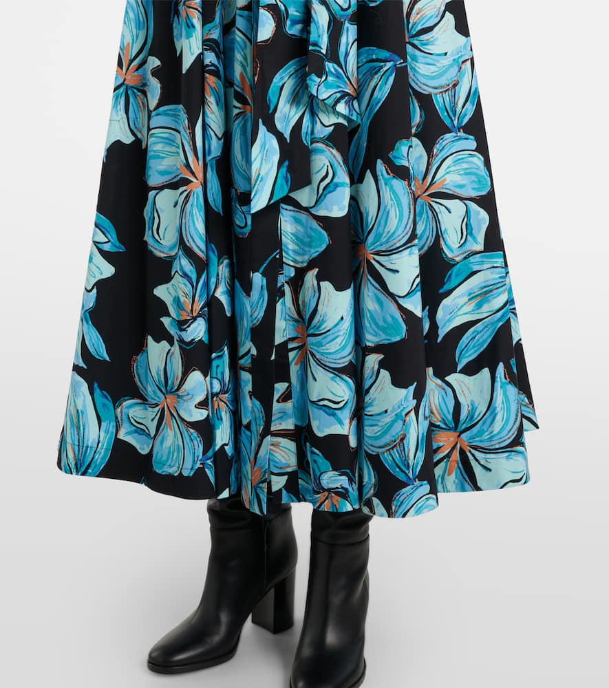 Blaine floral cotton maxi dress