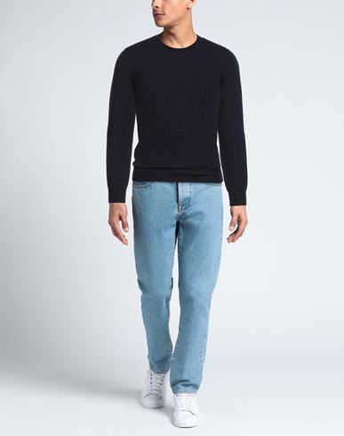 Man Sweater Midnight blue Size 36 Virgin Wool