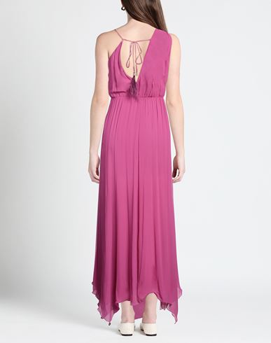 Woman Maxi dress Fuchsia Size 6 Viscose
