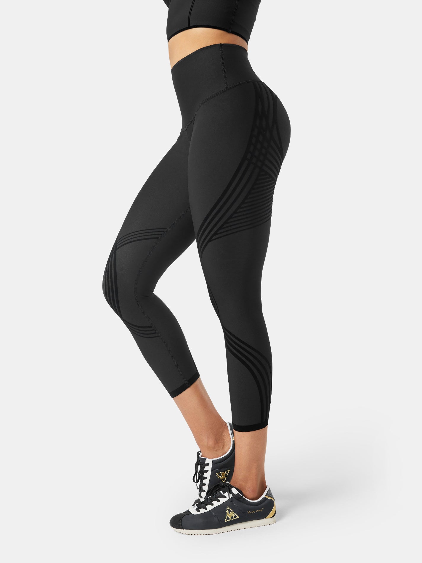 Body Sculpt 7/8 Leggings Reversible Wear - Black