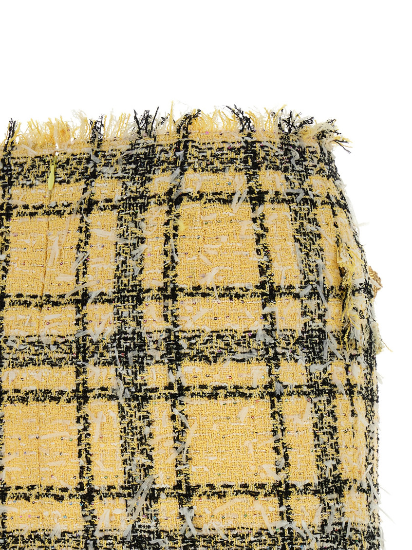 Lurex Tweed Skirt