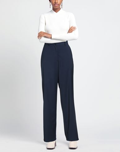 Marsēm Woman Pants Navy Size 4 Polyester, Viscose, Elastane