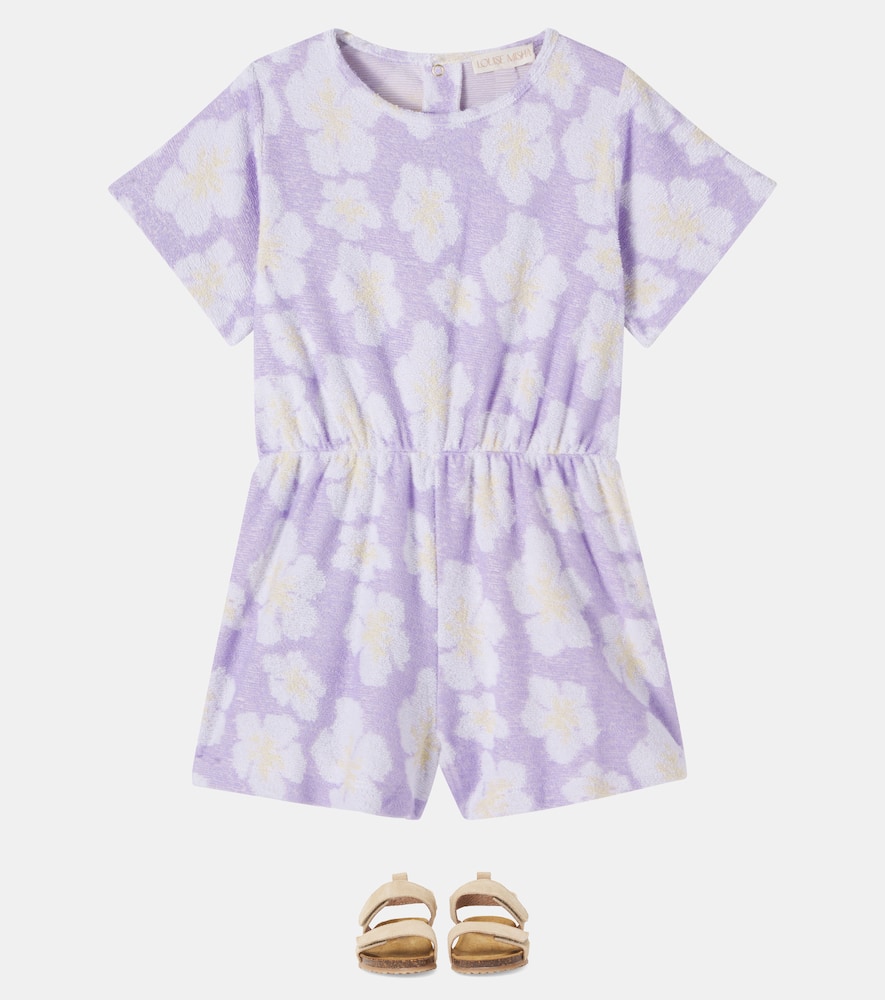 Chiarane floral cotton-blend jumpsuit