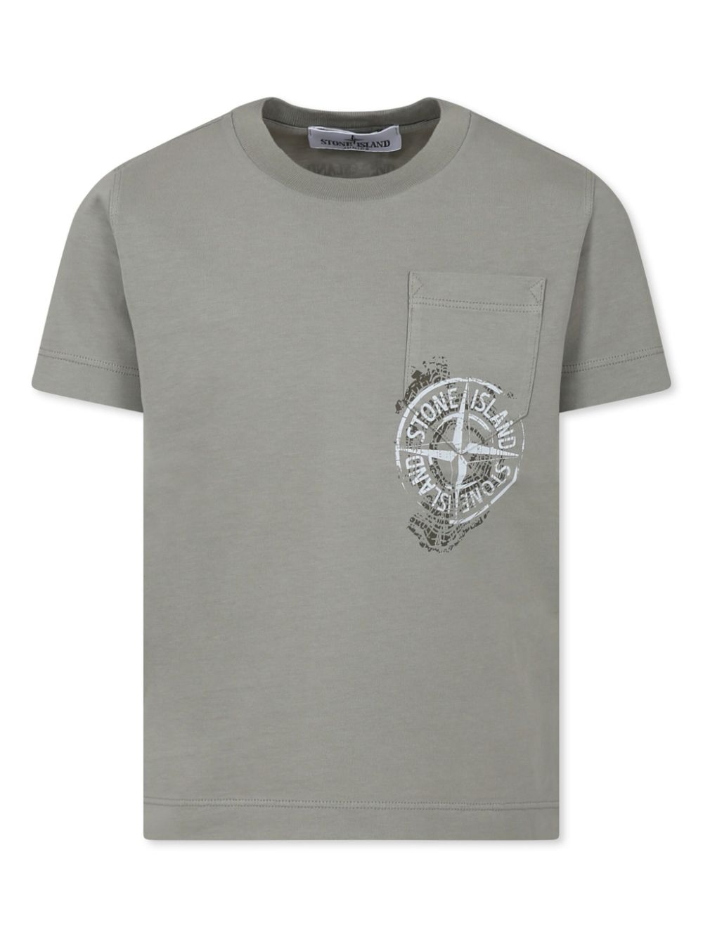 Compass-print T-shirt - Green