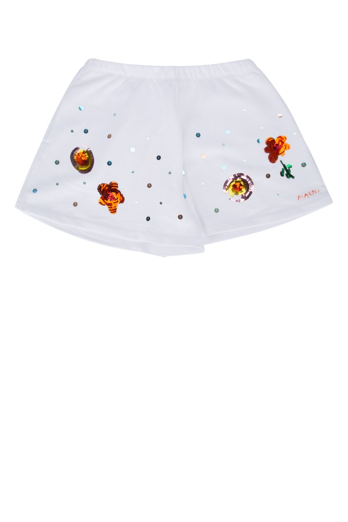 Embellished Cotton T-Shirt — White
