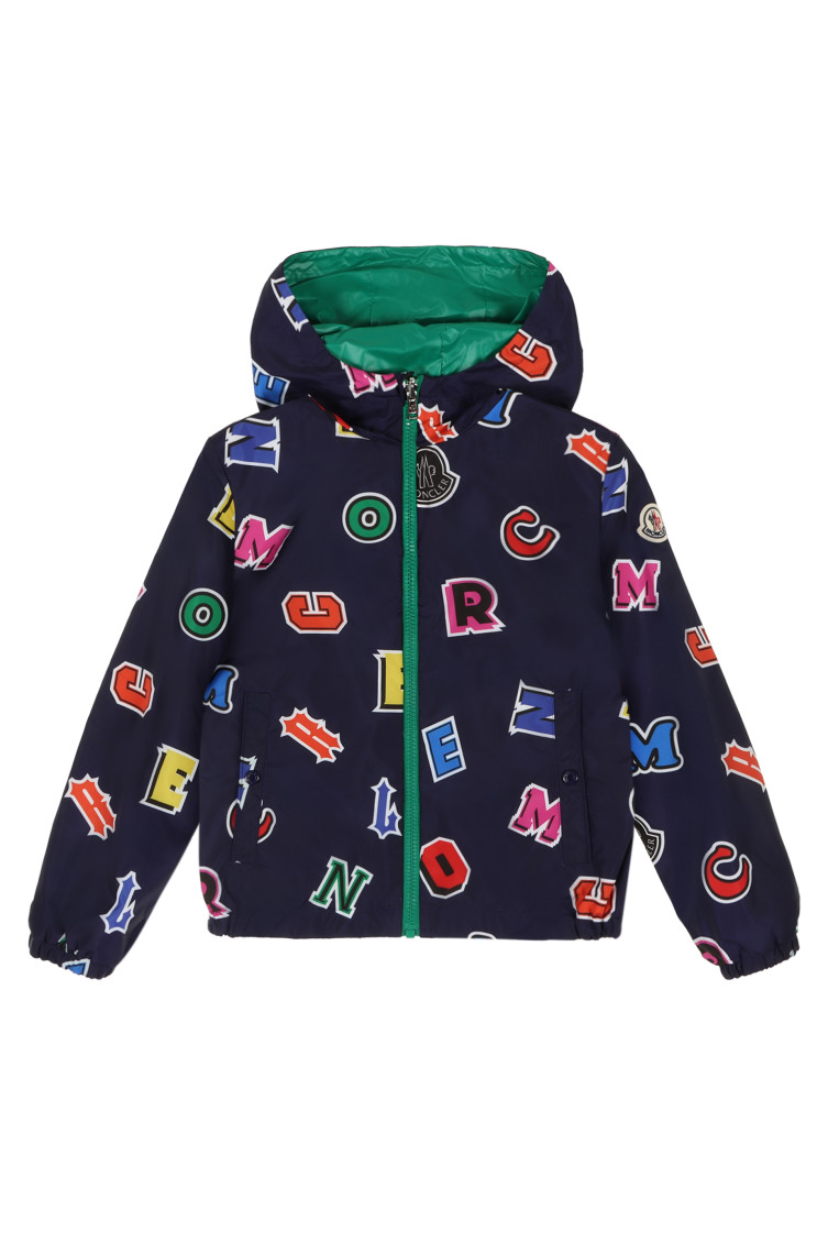 Boys Blue Graphic Jacket