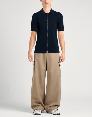 Man Shirt Blue Size 40 Cotton