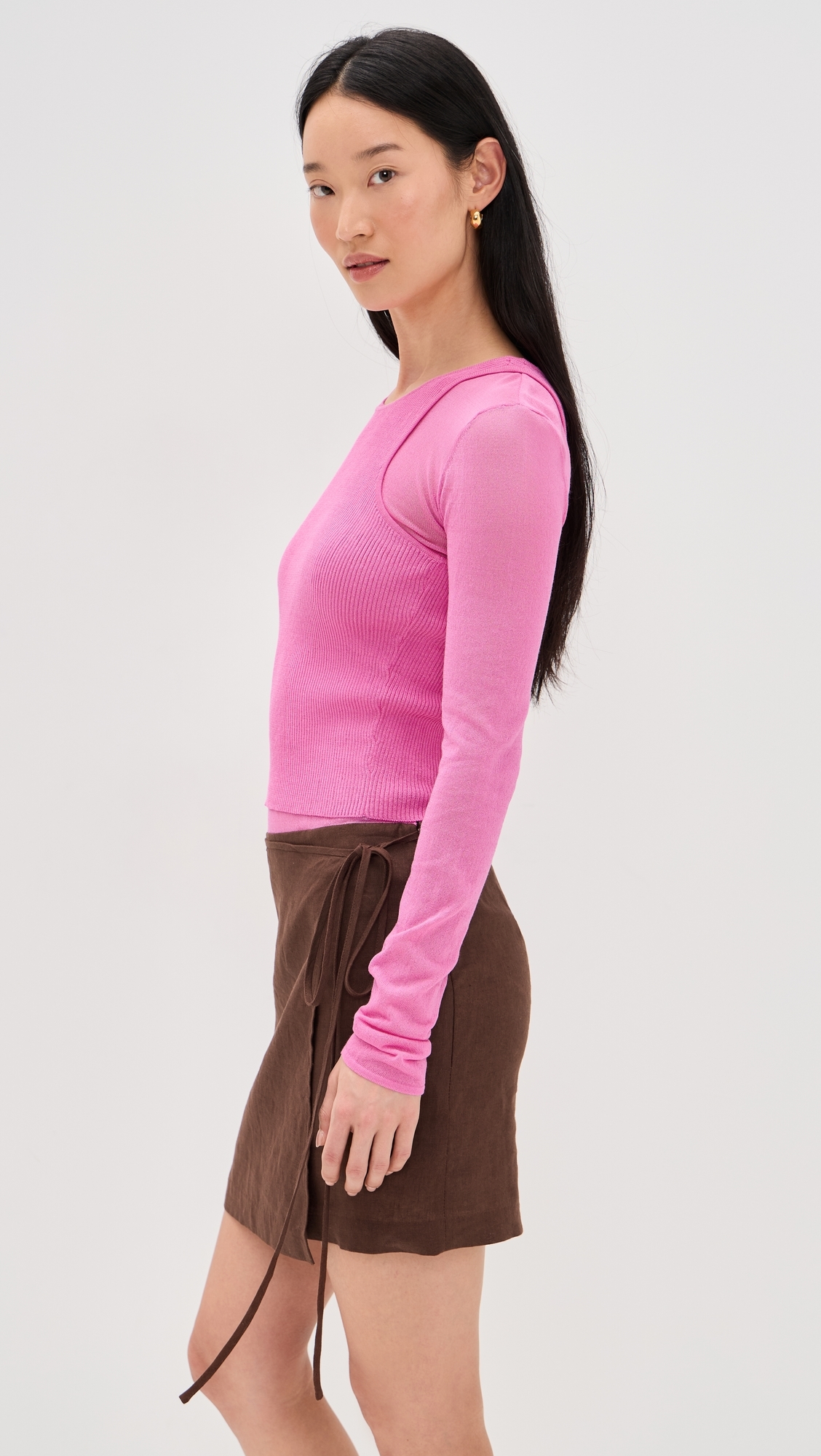 Taylor Dress Orchid/Dark Oak