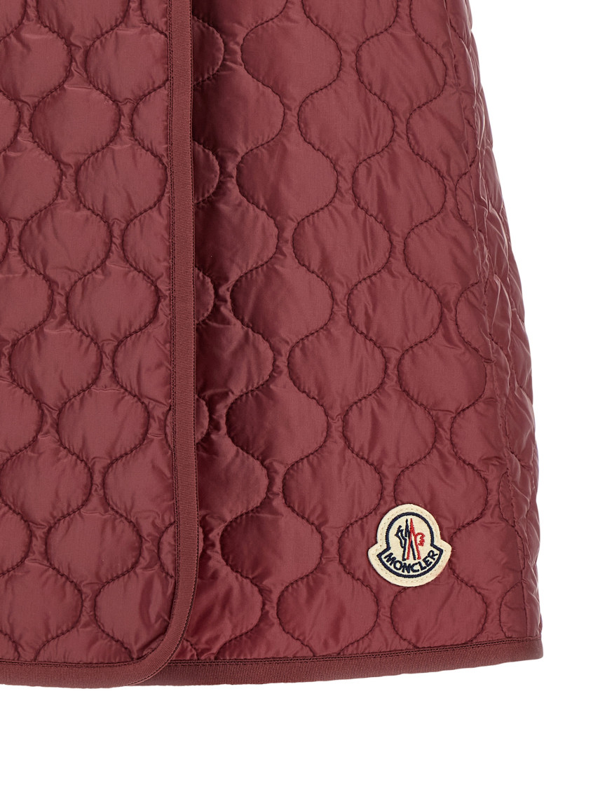 Square Quilting Skirt Skirts Bordeaux