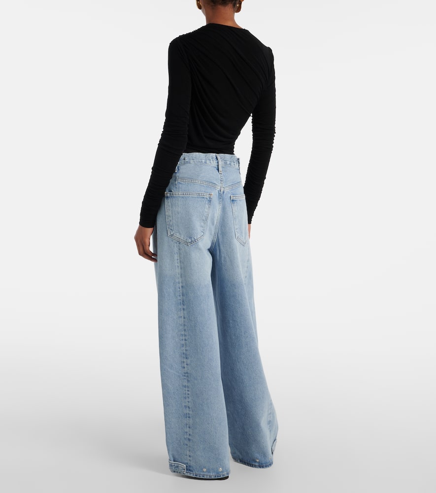 Agolde Darsha mid-rise barrel-leg jeans