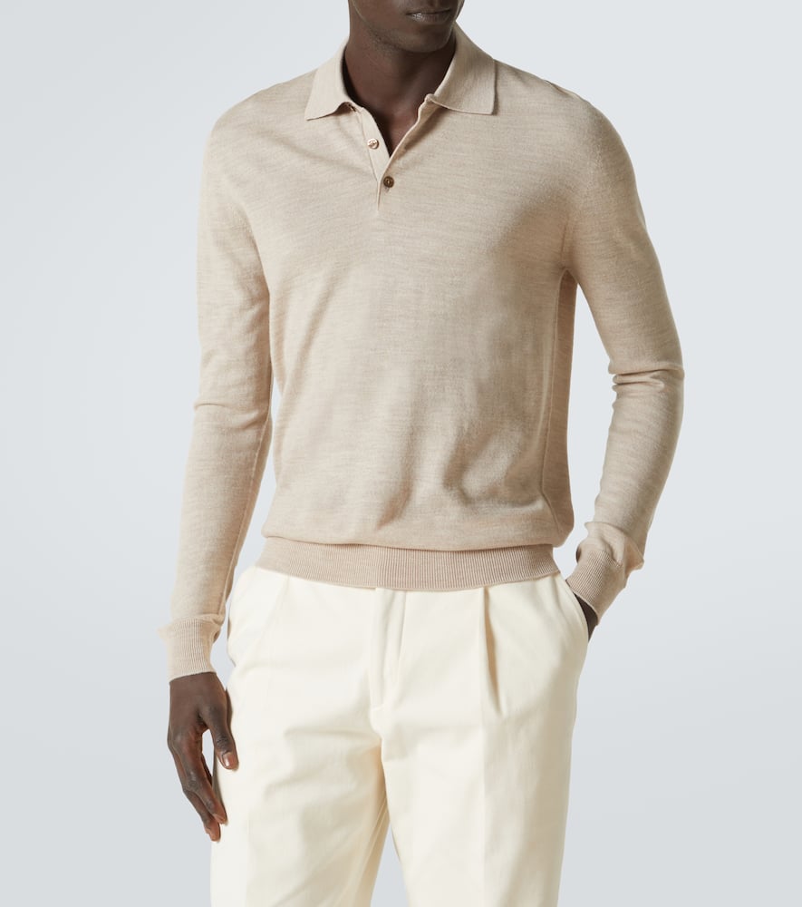 Saman Amel Allen wool polo sweater