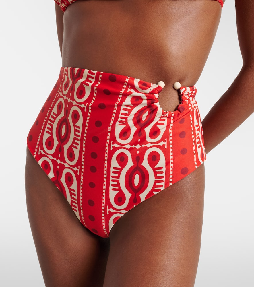Printed bikini bottoms