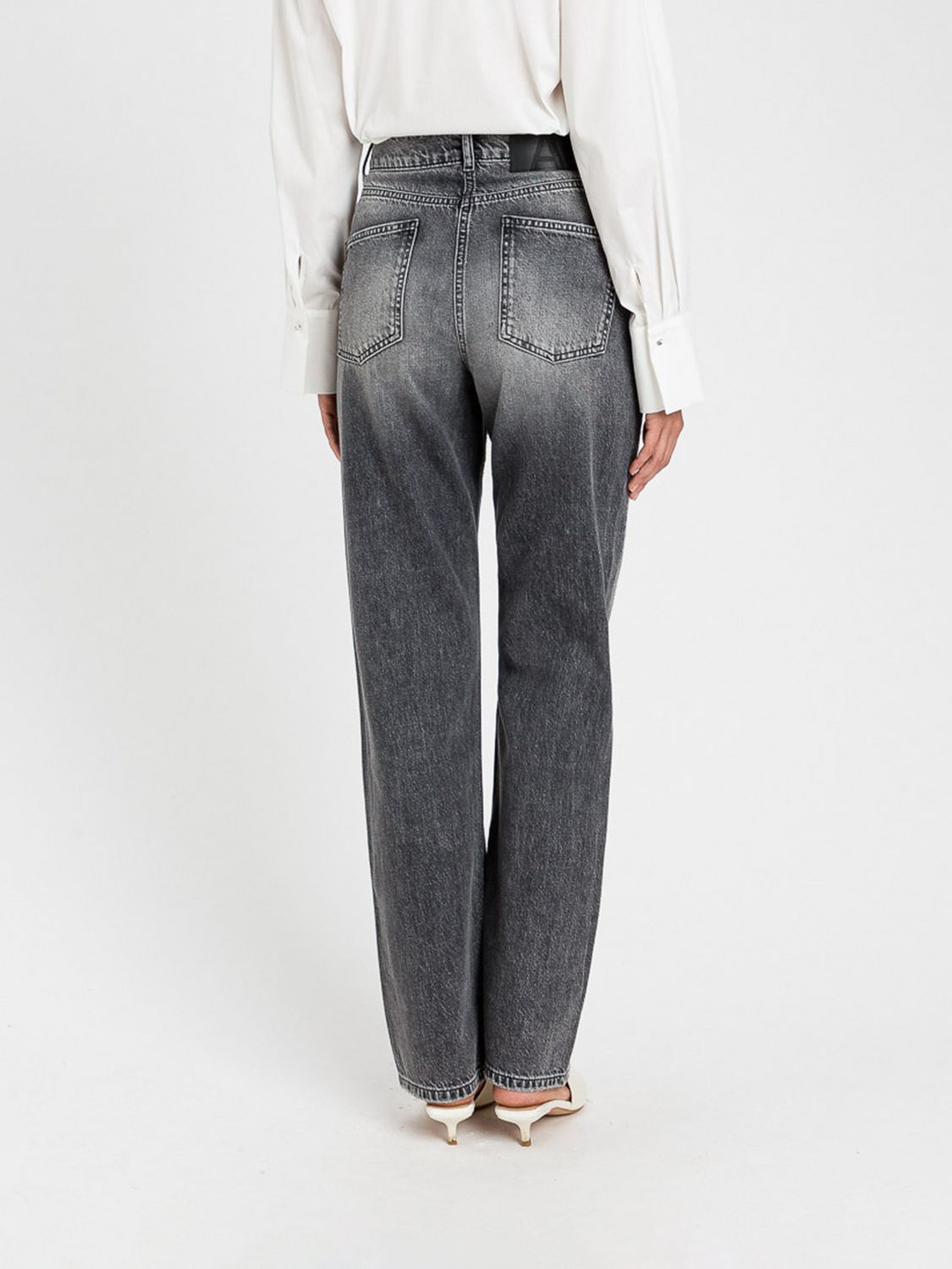 Jeans Woman color Grey