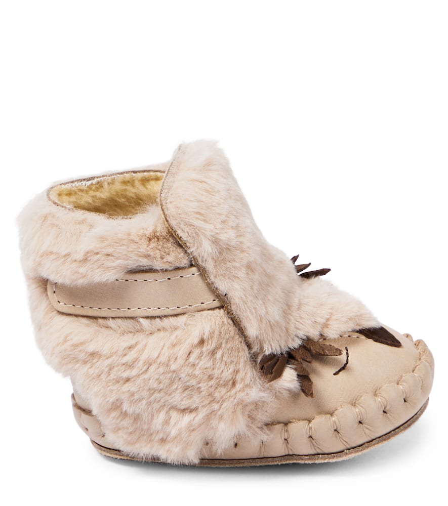 Donsje Baby Kapi Owl leather booties
