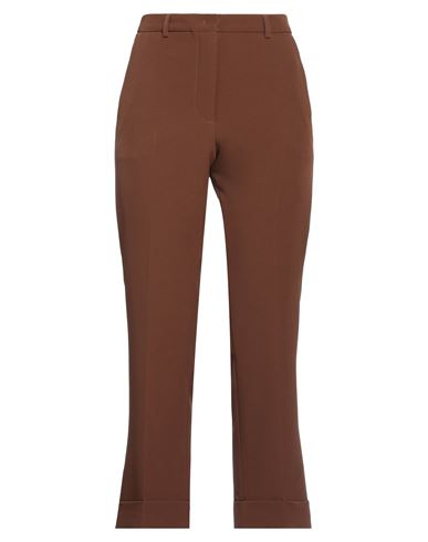 Seventy Venezia Woman Pants Brown Size 4 Polyester, Elastane