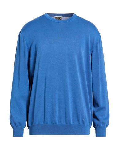 Man Sweater Azure Size XXL Cotton