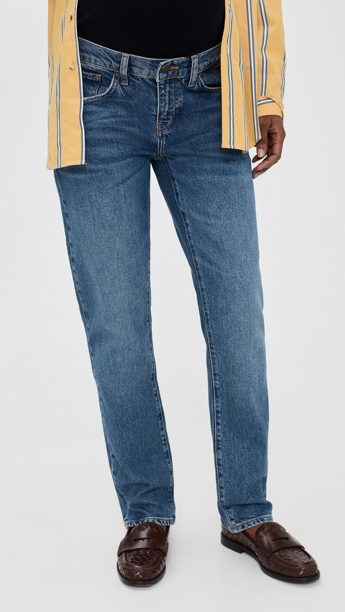 The Boyfriend Maternity Jeans True Indigo
