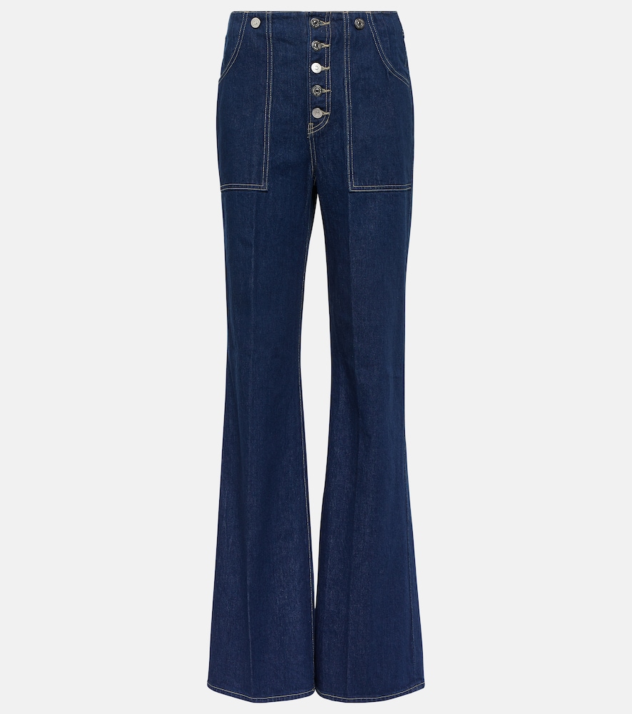 Crosbie high-rise wide-leg jeans