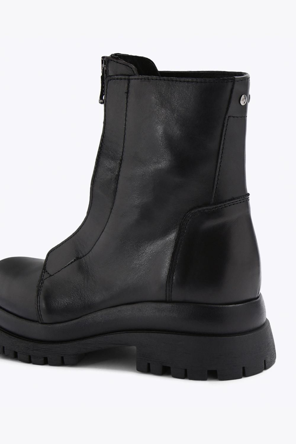 Steve Madden 'milton Black Leather' Leather Boot