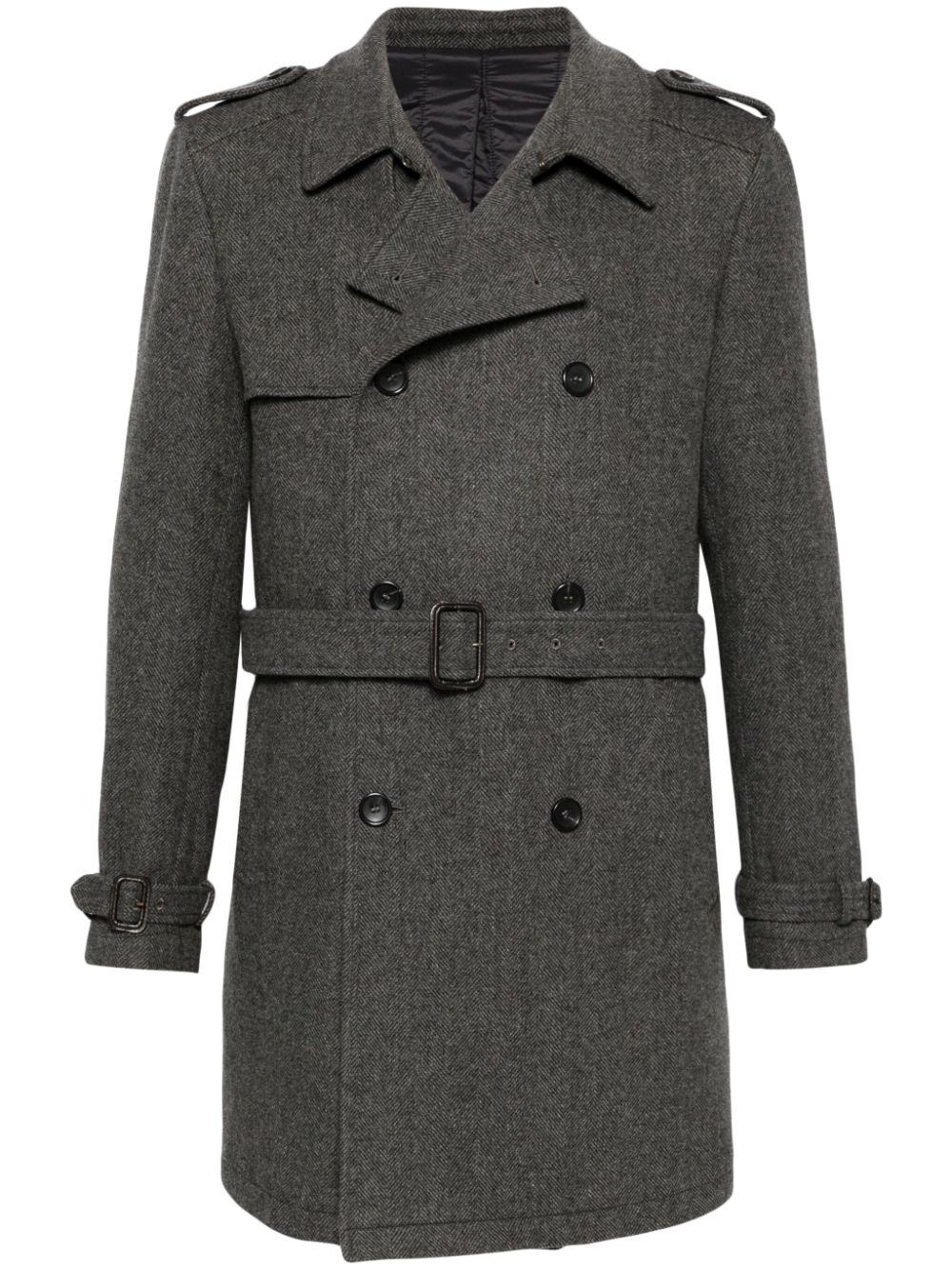 Herringbone coat - Grey