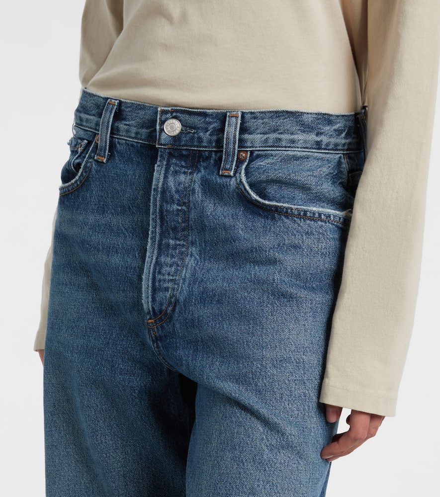 Low Slung Baggy high-rise wide-leg jeans