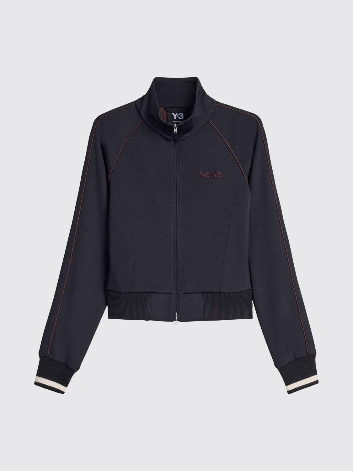 X Wales Bonner Bomber Jacket with High Neck and Zip Closure