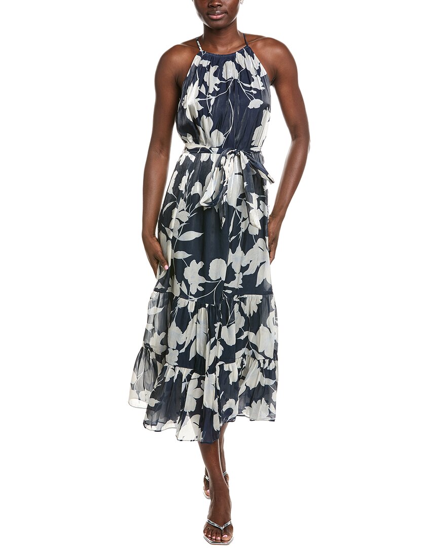 By Shelli Segal Organza Printed Dress