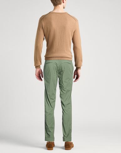 Evoluto Man Pants Military green Size 30 Cotton, Elastane