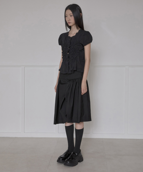 Saya Frill Puff Blouse
