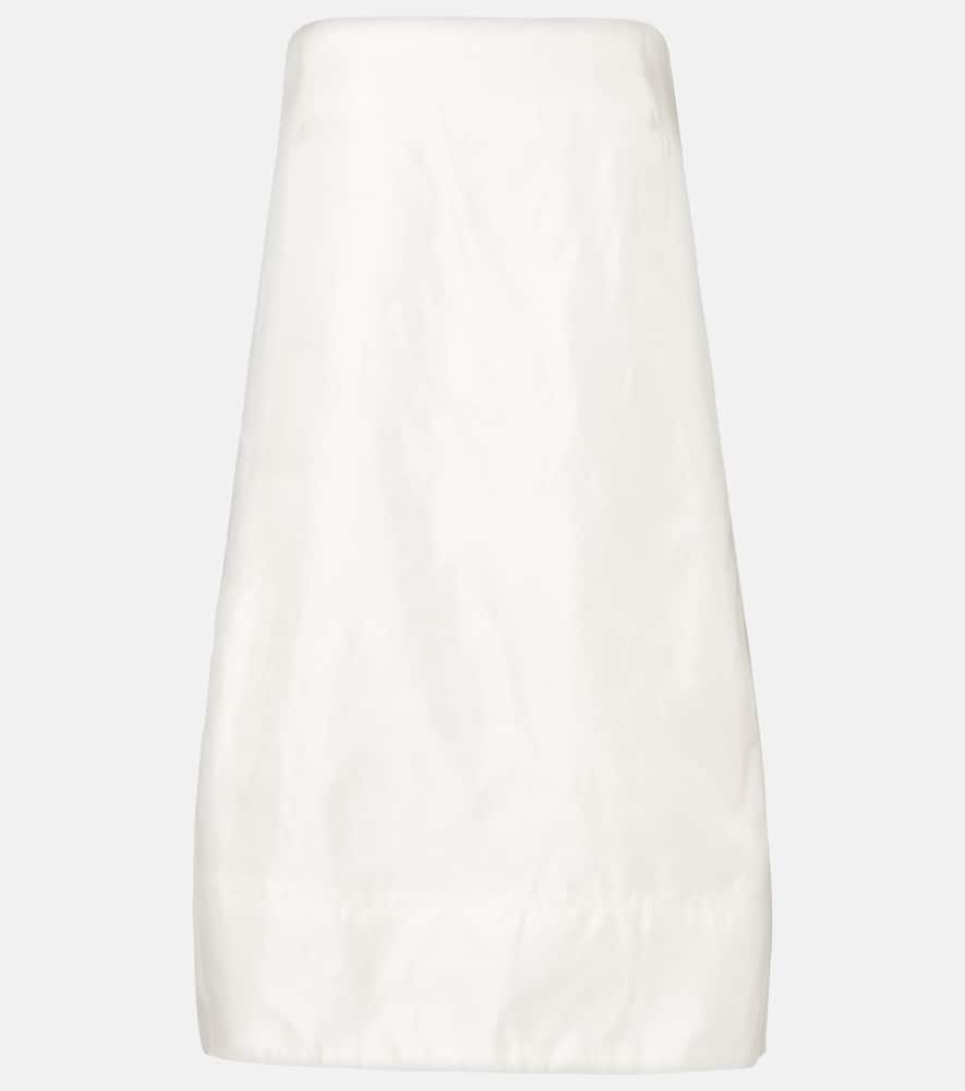 Lidia silk satin minidress