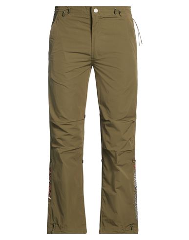 Man Pants Military green Size M Polyester, Cotton
