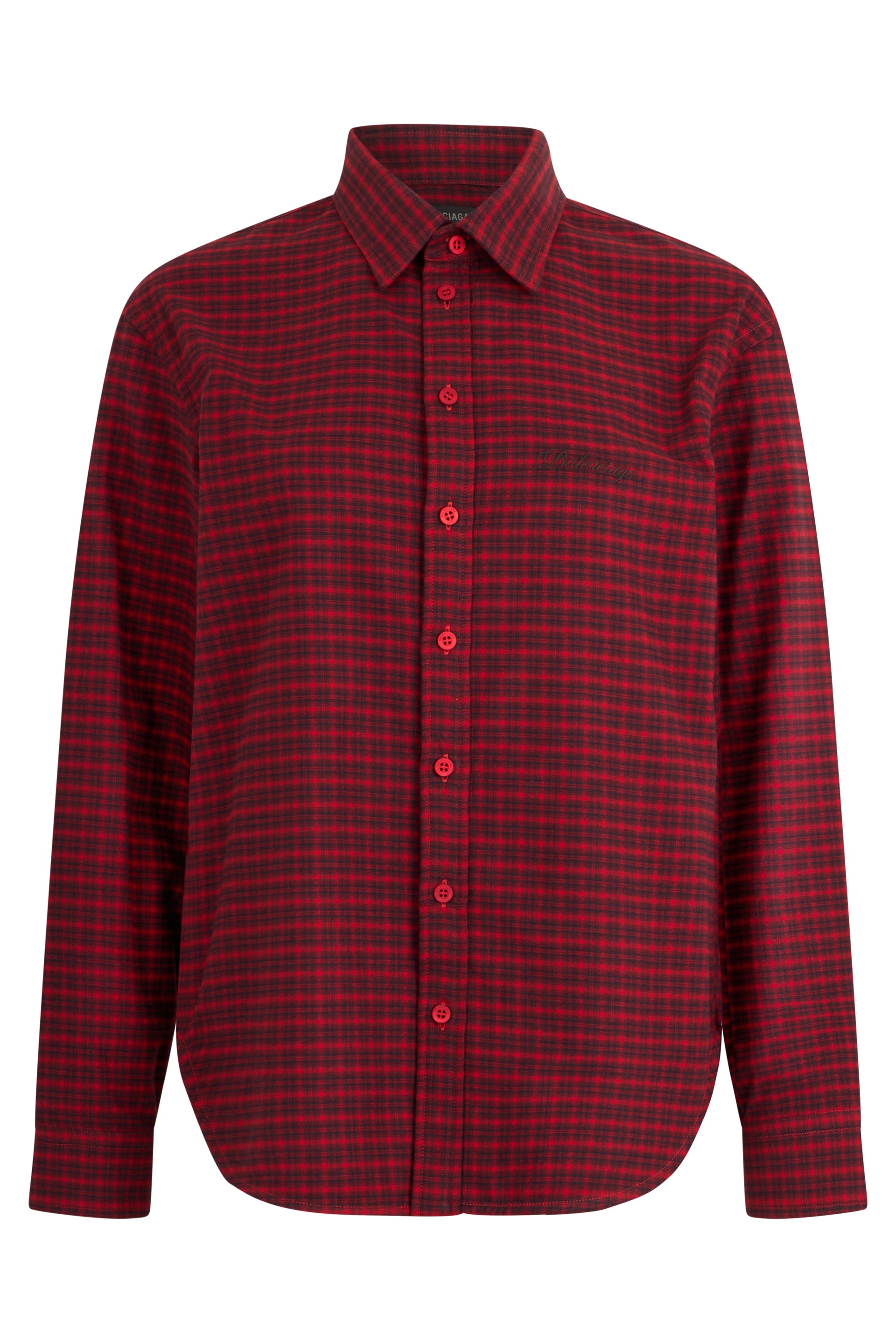 Reversible Checked Cotton Shirt