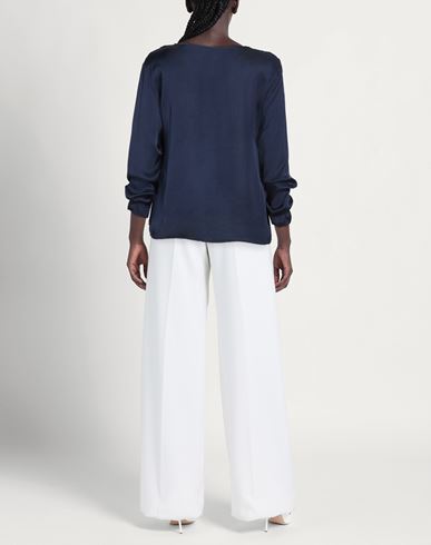 Même Road Woman Top Midnight blue Size 8 Rayon, Viscose