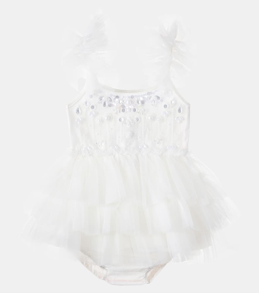 Baby Whispers Of The Deep dress and bloomers set