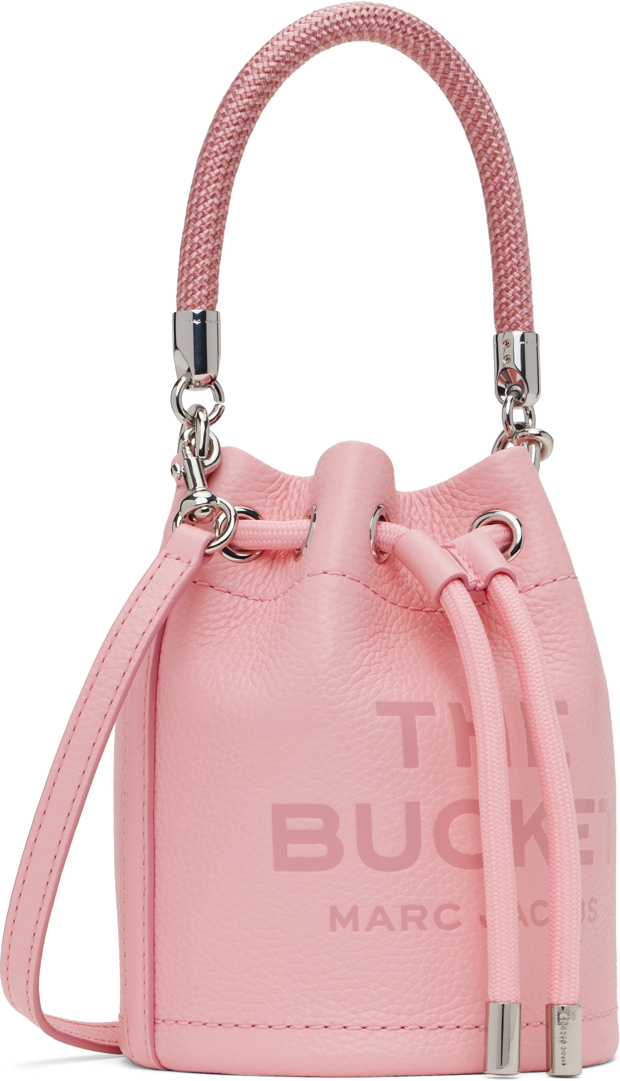 Marc Jacobs Pink 'The Leather Mini Bucket' Bag