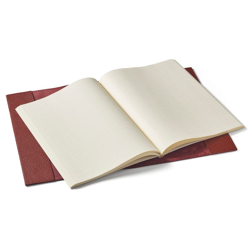 A4 Refillable Journal in Merlot Pebble
