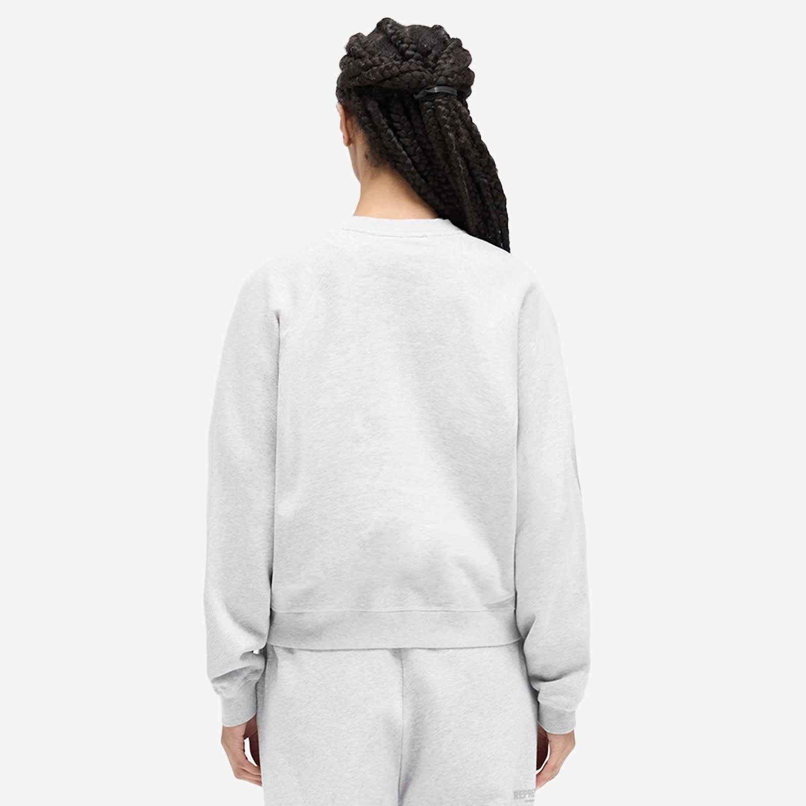 Women's Everyday Logo Crew Sweatshirt in Grey Marl