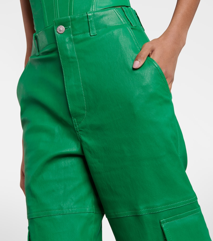 Axel leather cargo pants